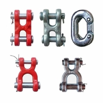 X Sheep angle double ring chain connector H type connector double ring buckle double hugging butterfly buckle chain connection buckle