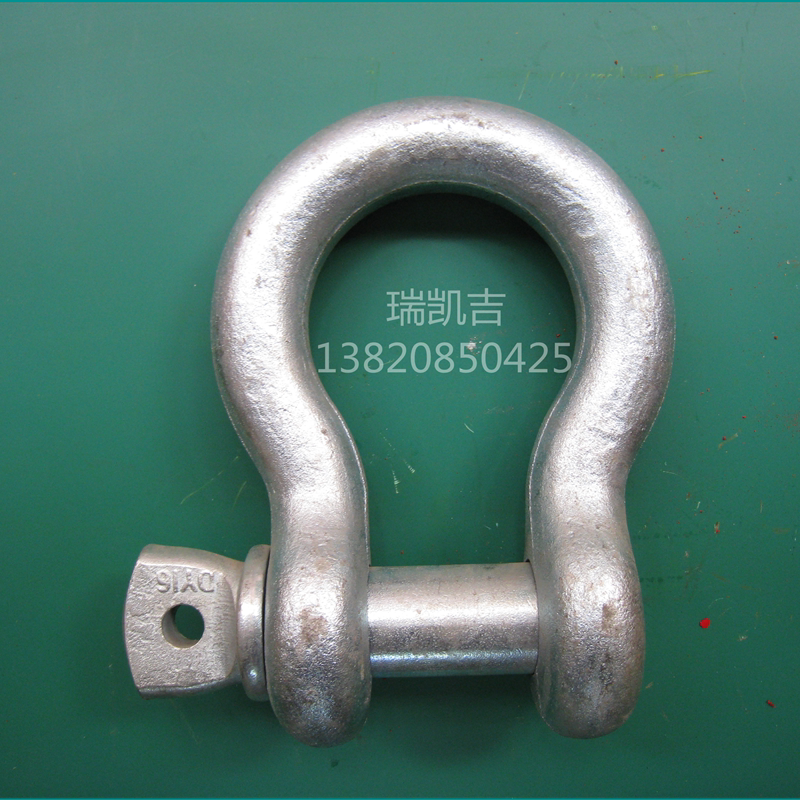 Shackle U Type Bow Type National Standard Lifting Shackle Industrial Hoisting D Type Snap Ring Hook Clips Snap Fastener