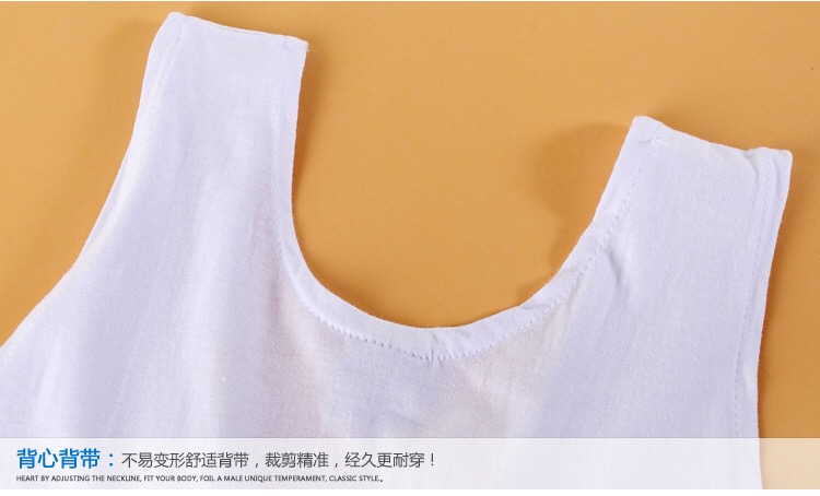 Áo sơ mi cotton trung niên cotton mùa hè nam rộng rãi áo cotton rộng kích thước cổ tròn tay áo ngắn phần mỏng bố áo lót nam chính hãng