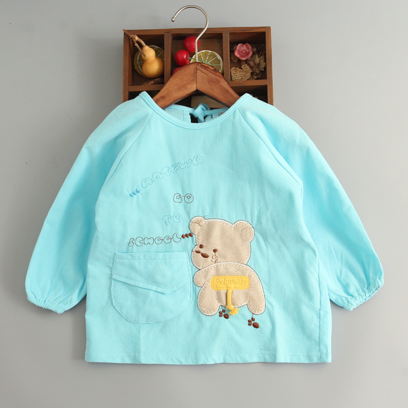 Pure cotton corduroy spring and autumn reverse-wearing baby coveralls