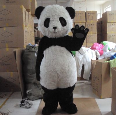 Panda Jing Crystal Kaitong People's Occasional Clothing National Treasure Panda Cartoon Walking Man Occasional Cartoon Clothing Cos