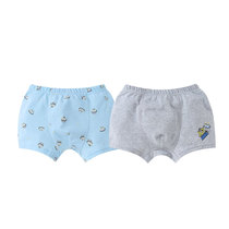 Anay Childrens Clothing Boy Pure Cotton Briefs Children Flat Corner Bottom Pants Two Dress Students Four-corner Pants JB017558