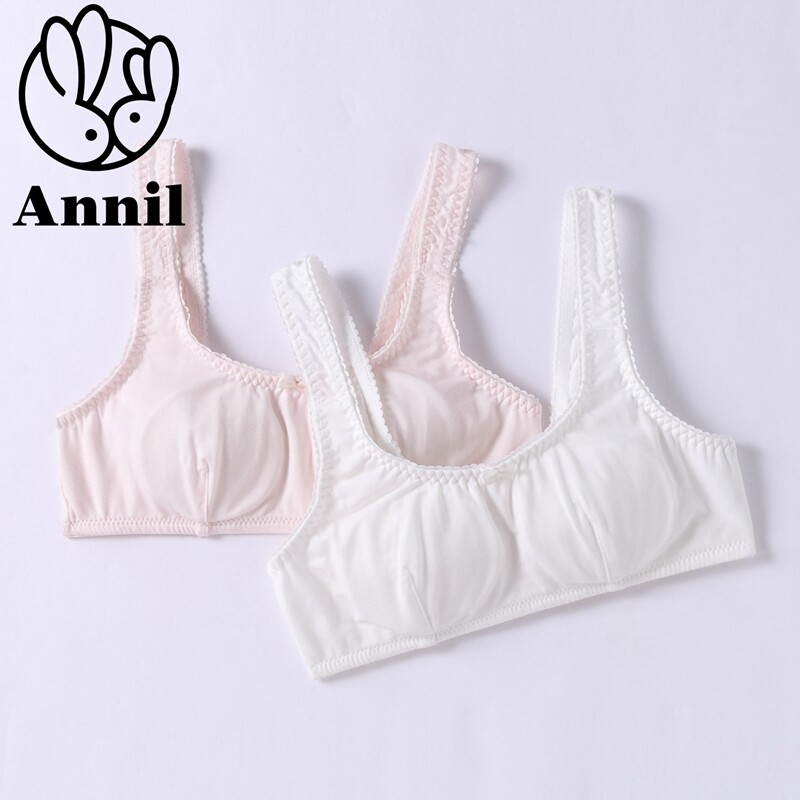 Annil child clothing 2021 new female big child knit lingerie Modale bra teenage vest JG117544