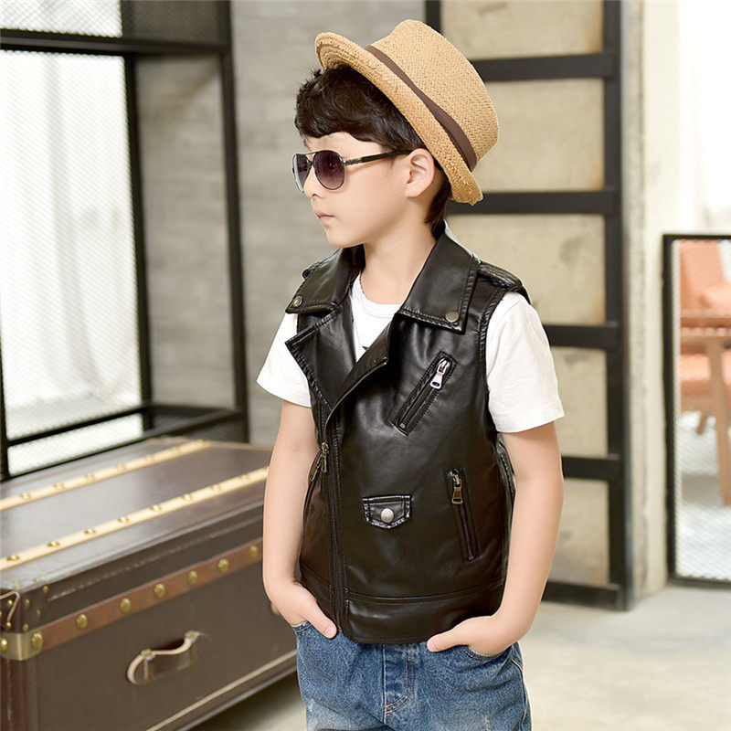 Gilet enfant en cuir - Ref 2069236 Image 8