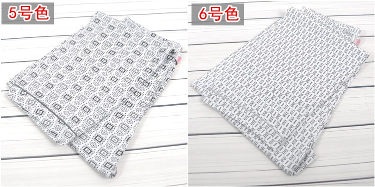 Bộ đồ ngủ nam cotton mỏng xuân hè, quần ở nhà cotton, quần cạp cao, quần điều hòa trung niên và cao tuổi, quần âu mặc nhà - Quần tây