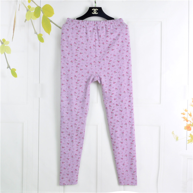 Mùa thu và mùa đông quần mùa thu đến đầu gối chăm sóc mới womens bông cotton quần mùa thu satin quần mùa thu dày xà cạp cơ thể sửa chữa ấm quần lót một mảnh.