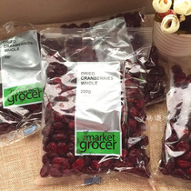 Spot Australia The Market Grocer cranberry dried fruit ready-to-eat baking without preservatives 250g