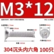 M3*12 (100) 304