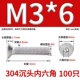 M3*6 (100) 304
