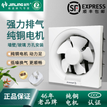  Jinling exhaust fan 10 inch kitchen bathroom wall silent ventilation fan strong exhaust APB25-5-1S1