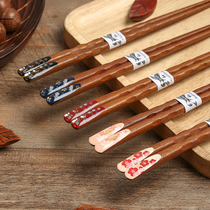 High-End Solid Wood Chopsticks, Ironwood, One Chopstick Per Person, Healthy Meal Sharing, Mold-Resistant, Non-Slip, Pointed Tip, Family Use, High Quality High-End Solid Wood Chopsticks, Ironwood, One Chopstick Per Person, Healthy Meal Sharing, Mold-Resistant, Non-Slip, Pointed Tip, Family Use, High Quality