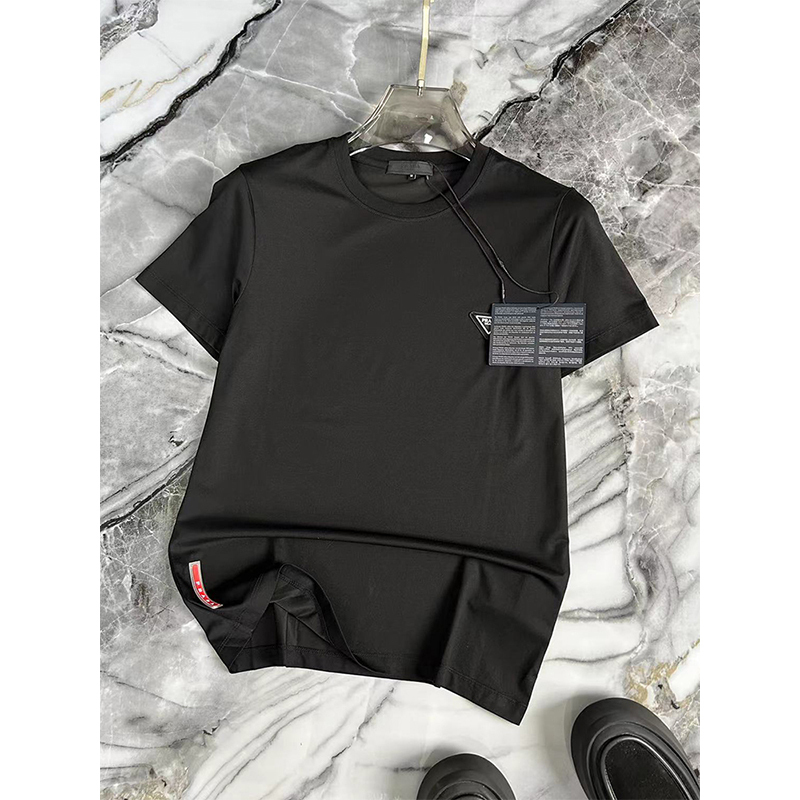 Pujia Top 2026 Summer New Fashionable Casual Pullover Short Sleeve T-Shirt Simple Slimming Men's T-Shirt