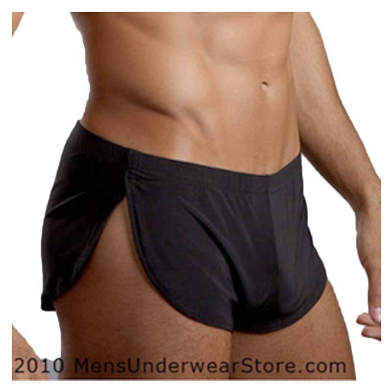 Sexy Breathable Home Casual Sleep Pants, Boxer Shorts, Men's Side Slit Shorts, Men's Shorts, Amazon Men's Underwear