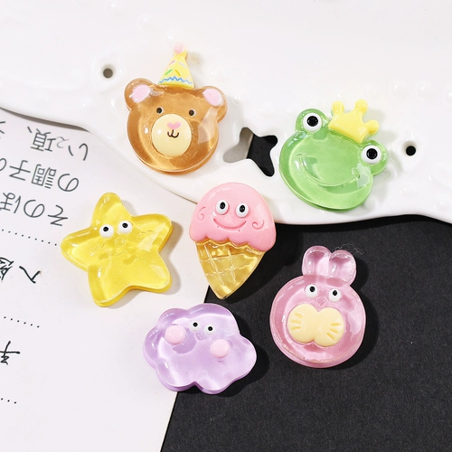 Мультяшный кремовый чехол для телефона, аксессуар с аксессуарами, набор материалов ручной работы, барсетка, DIY