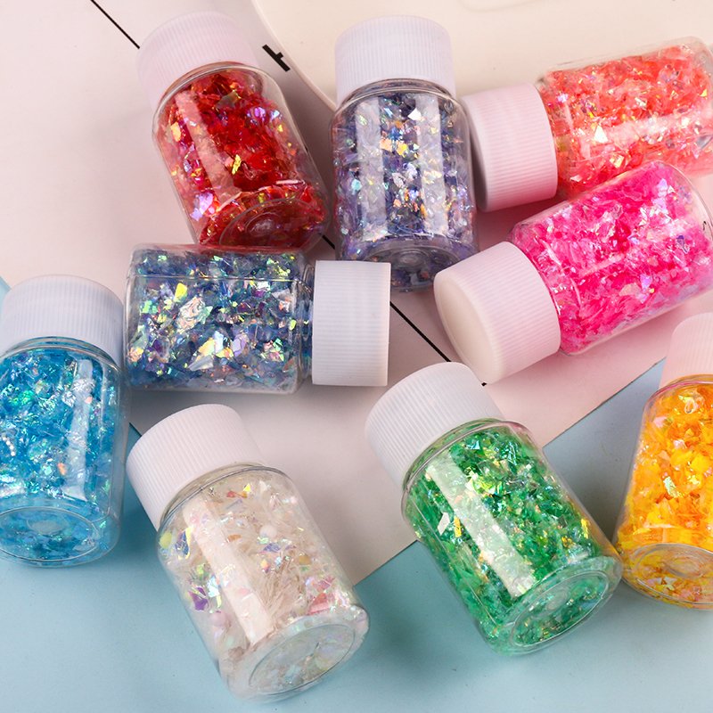 20ml bottled shell paper sequins diy crystal mud handmade material crystal glue decoration g