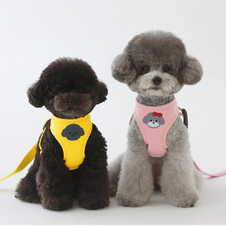 Dog Leash Vest Small Dog Teddy Bichon Fudge Puppy Puppy Chest Strap Walking Leash Dog Chain