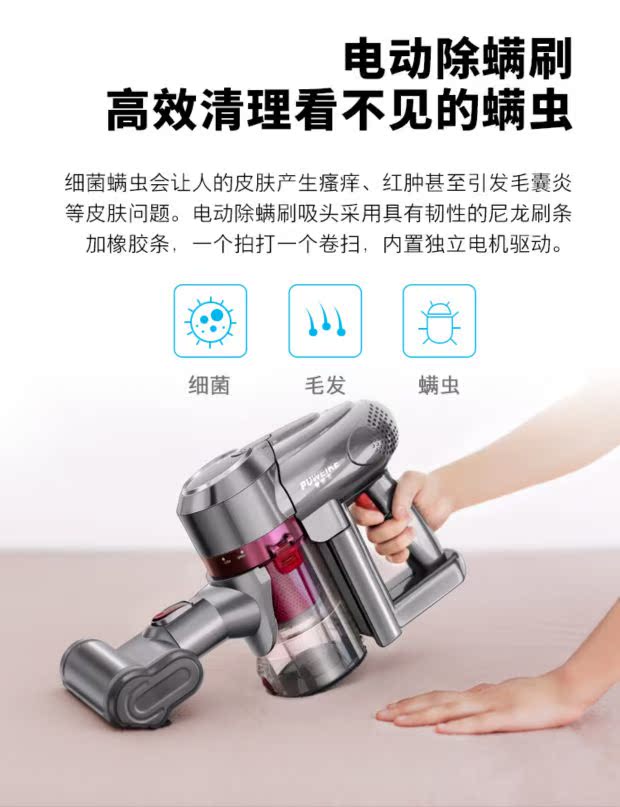 máy hút bụi dyson Máy hút bụi không dây gia đình nhỏ của Đức cầm tay nhỏ mạnh mẽ cực kỳ mạnh mẽ có thể sạc lại không dây máy hút thổi