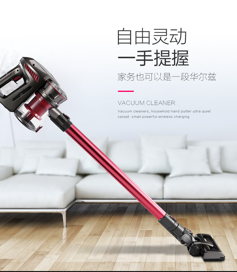 Máy hút bụi không dây Evino Đức cầm tay xe siêu nhỏ cực kỳ êm ái với công suất cao mạnh mẽ cho bọ ve - Máy hút bụi máy hút bụi midea