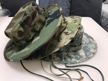 US-made mens classic four-color ACU CP camouflage round hat Jen hat sunhat tide tide