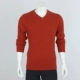 2018 new slim nam áo len cashmere tinh khiết Bộ áo len hình trái tim gà v-len dệt kim xoắn