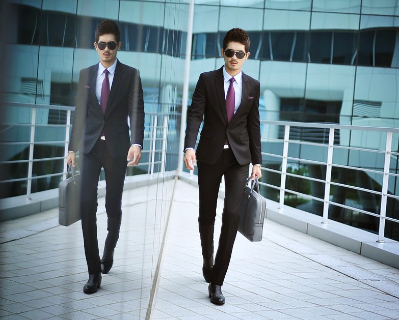Costume homme en polyester pour automne - Ref 1577873 Image 11