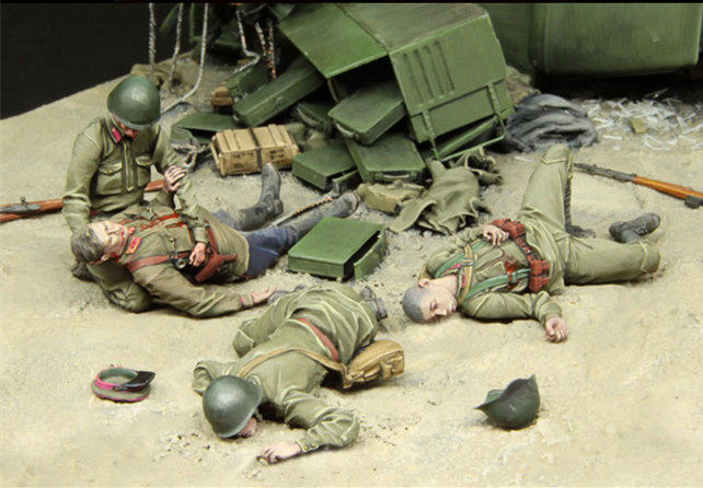 1:35 Resin Soldiers of the Scouts 1941 S35-Taobao