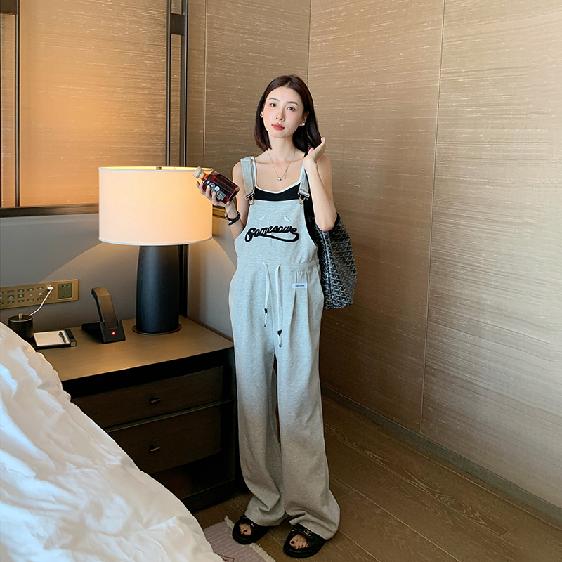 Maternity Overalls Extended Version for Tall Women, Spring and Autumn Outerwear Set, Casual Pregnancy Jumpsuit, Age-Reducing Set for Pregnant Women