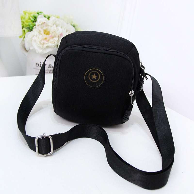 2019 new women's bag crossbody shoulder new small bag mini coin purse mobile phone bag canvas bag fashion canvas