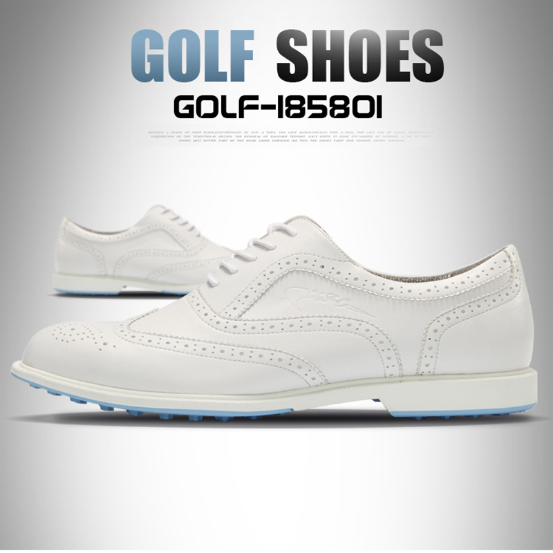 New golf shoes men and women waterproof breathable shoes GOLF soft bottom ultra-light fixed nail golf shoes