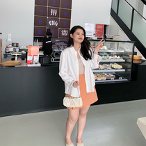 Toe tendons (spot) slightly fat mm Audrey shirt thin temperament lace shirt women loose inside