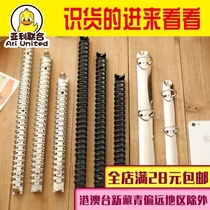 Loose-leaf DIY 6-hole binder 20-hole 26-hole loose-leaf inner core metal clip A4-30-hole B5 A5A6A7 storage clip Lightweight binder