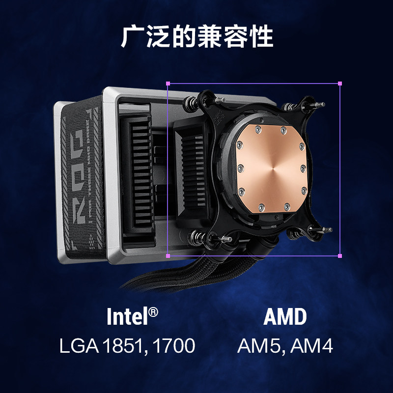 СЖО ASUS ROG RYUO Dragon King IV черная Beauty Edition (короткие трубки)