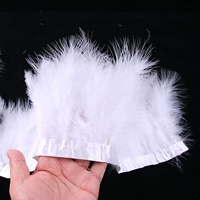 № 5 полная бархатная полоса 2 метра/полоса белого цвета