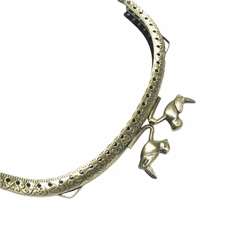 Аксессуар, бронзовые изогнутые аксессуары, сумка, DIY, 12.5см, (в наличии на складе)