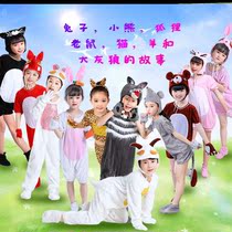 12 Zodiac costumes Childrens animal performance modeling clothes one-piece winter style small mouse cow New Years Day party