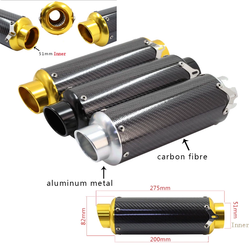 Đầu máy xe máy Yoshimura LEOVINCE sửa đổi Scorpio CNC phía sau phần cuối ống xả thẳng - Ống xả xe máy