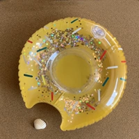 Прозрачный желтый пончик