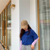 Baseball cap children Korean version of tide Japanese Joker show face small summer street Net red m mark cover sun cap cap