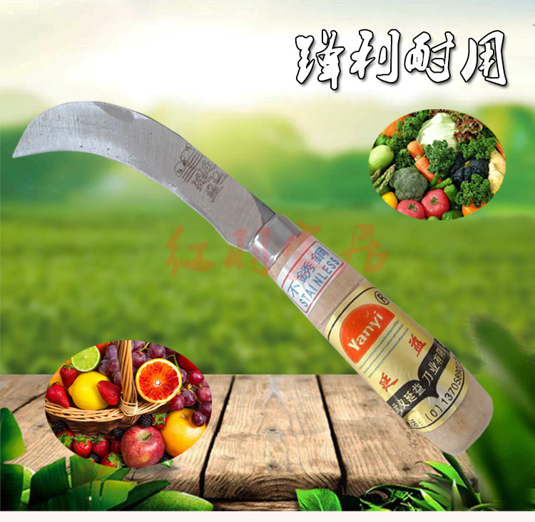 Stainless steel fruit knife Cutting Cabbage Cutting Cutting Bag with knife for household cutting fruit knife