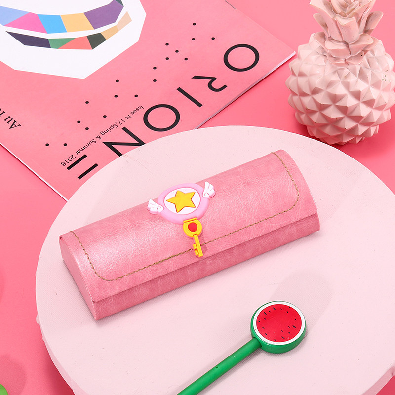 Sakura ins Girl cute student frame small fresh simple creative portable storage cute box myopia glasses case