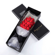 New Year of the Seven New Beloved Hearts Flowers Box Rectangular Floral Gift Box Suit Rose Yongsheng Floral Gift Box Spot