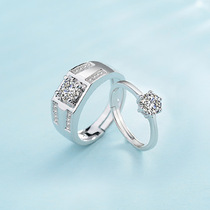 AliExpress explosive accessories inlay simple couple ring Fashion men and women wedding ring jewelry processing