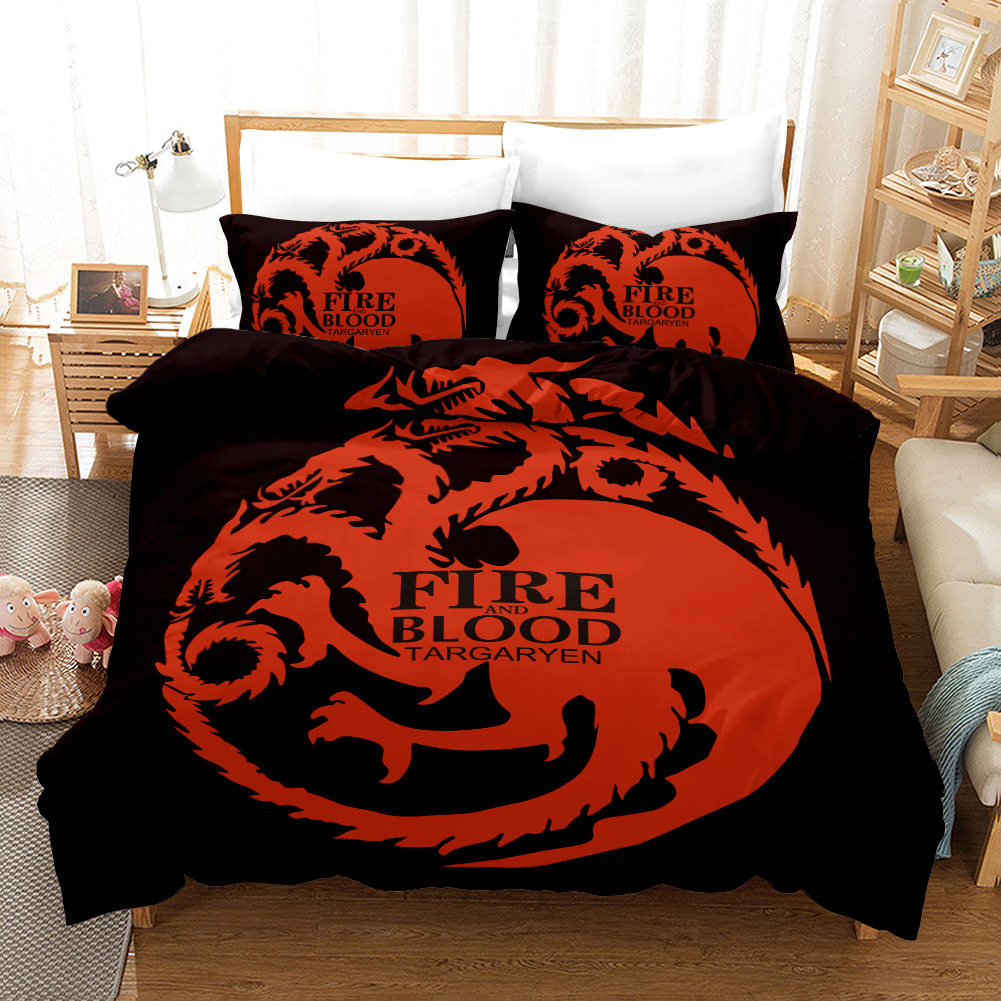 Game of Thrones foreign trade bedding new home textile three-piece bedding quilt cover four-piece Amazon hot sale