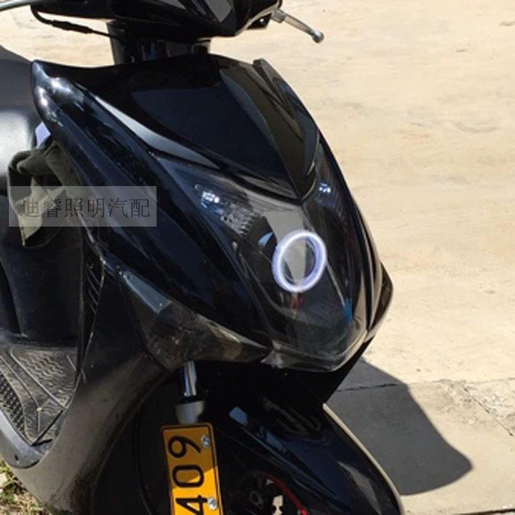 Sundiro Honda Konjac Đèn pha hội Tái trang bị Angel Eye Devil Eye Double Light Lens Motorcycle Xenon Light - Đèn HID xe máy đèn pha xe máy vuông