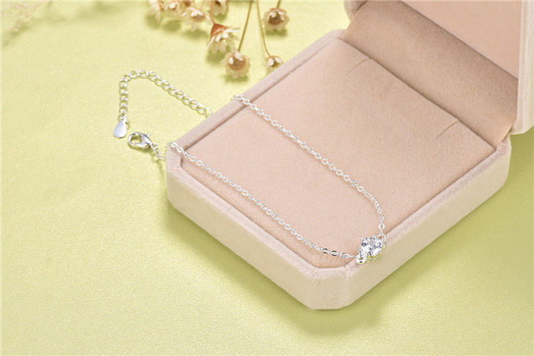 925 sterling silver vòng chân nữ hoang dã tình yêu Hàn Quốc phiên bản của các đơn giản chuông stars đồ trang sức bạc Sen Sở của bạn gái món quà sinh viên