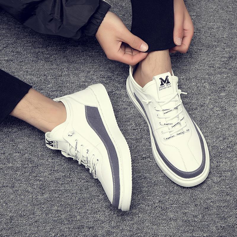 Small White Shoes Man Summer Autumn New Hollowed-out Tide Card Korean Version Genuine Leather Board Shoes Casual 100 Hitch Sports Shoes Harbor Wind