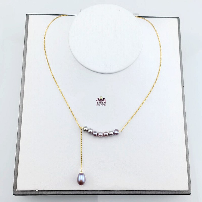 White Freshwater Pearl Necklace 925 silver Little crowdfashion Retro Jane about Young Lock Bones Chain Send Girlfriend