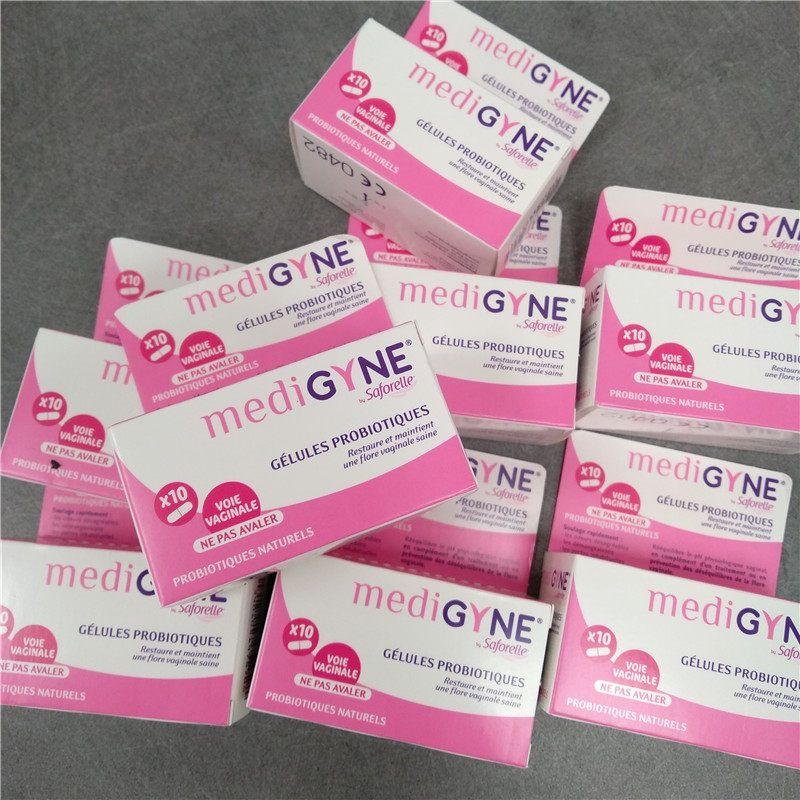 Spot French Medigyne natural probiotics gynecological suppository vaginal built-in pregnant women available private care 10 capsules