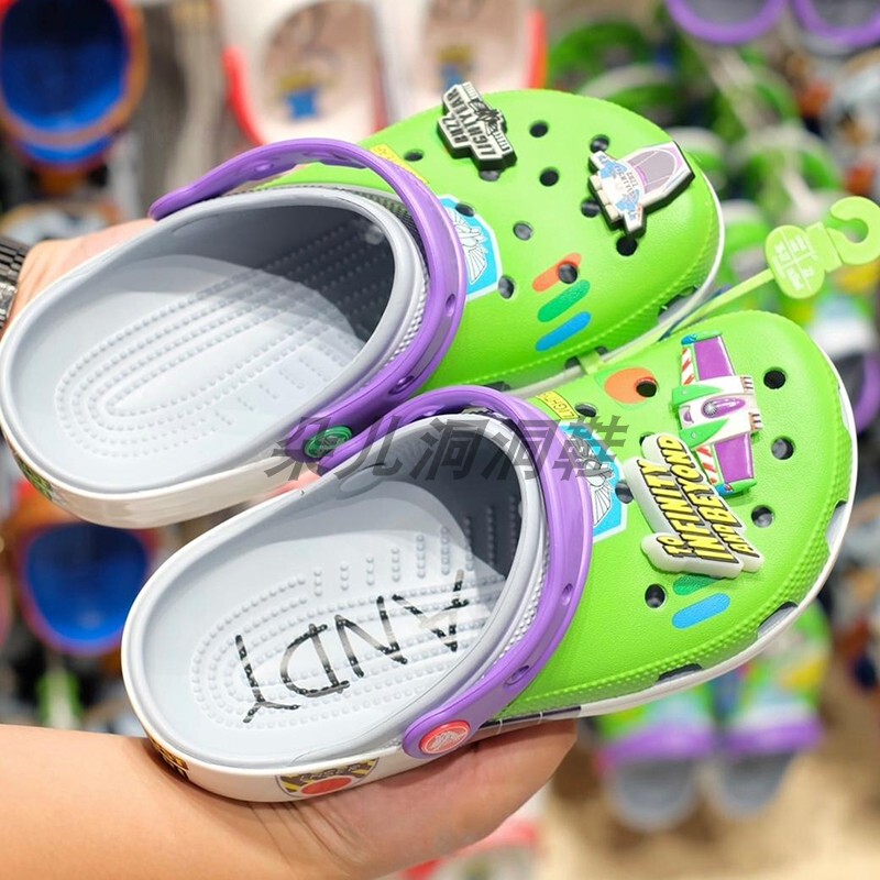 Toy Story Buzz Lightyear Crocs Eva Beach Shoes River Shoes Lazy Sandals