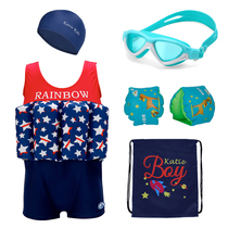 Katich childrens buoyancy swimsuit Boys one-piece swimsuit Baby baby size virgin childrens swimsuit pants